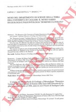 CAPPAI C. - MACCIOTTA G. - SPANO C. -  Musei del Dipartimento di Scienze della