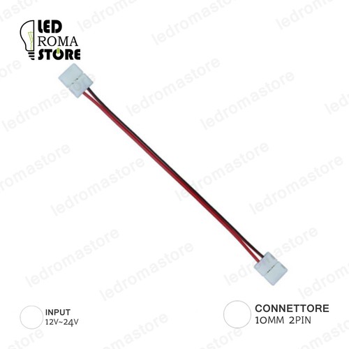 Connettore 10mm doppio - connettore,