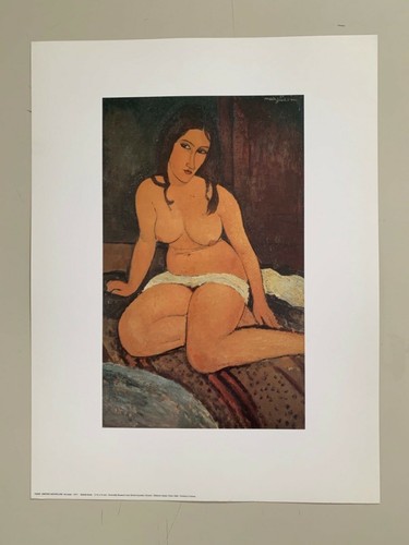 Modigliani seated nude - modigliani,,
