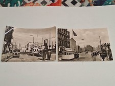 Lotto 2 cartoline bianco e nero Germania Berlino Friedrichstrasse 1961