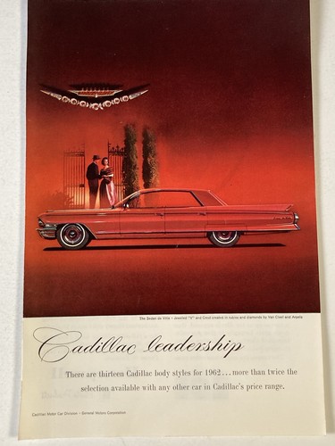 Pubblicità stampa cadillac - pubblicità,