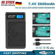 2x batteria 2600mAh per Canon