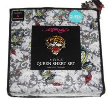 Set lenzuola Ed Hardy 6 pezzi