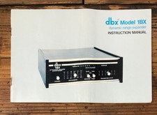 Dbx model 1bx range - dbx, 1