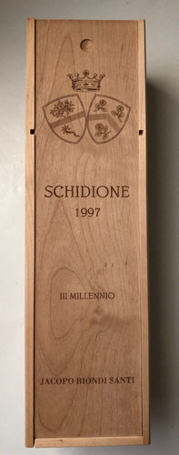 Wooden wine box - , (empty)