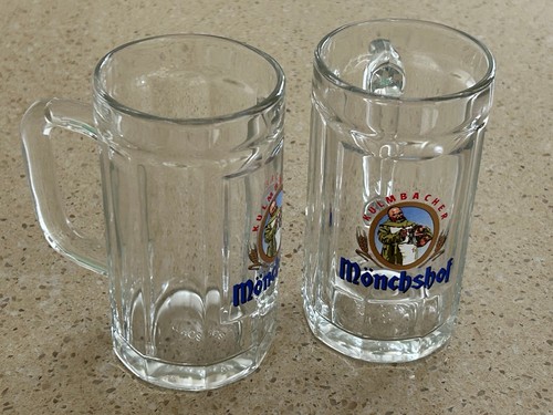 Vintage beer glass with handle - glass,