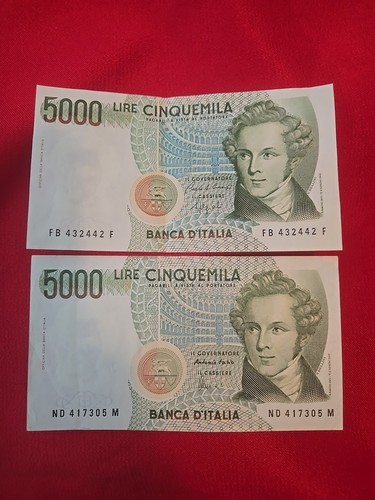 Italy 5000 lire - italy,