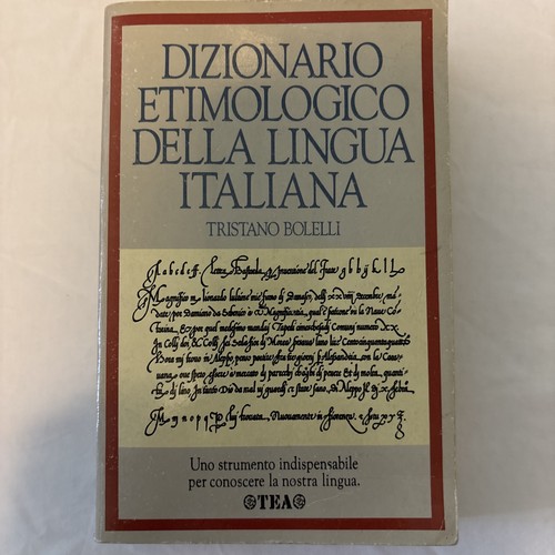 Dizionario etimologico della - dizionario,