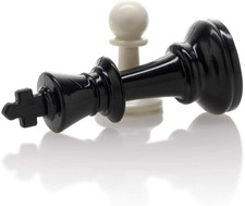 - Pezzi Degli Scacchi - + 7 Anni - Scatola Di Legno - Gioco Da Tavolo Classico -