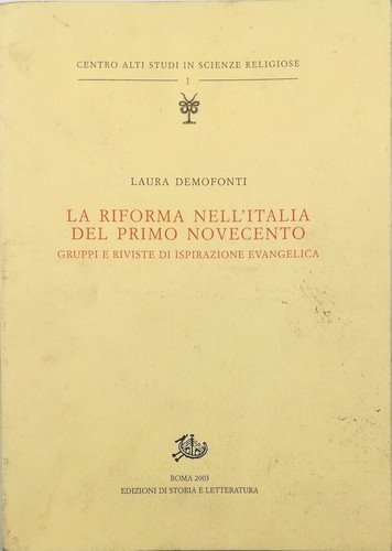 Riforma nell italia del - nell'italia,