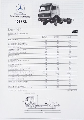Camion mercedes benz 1617 - mercedes-benz,