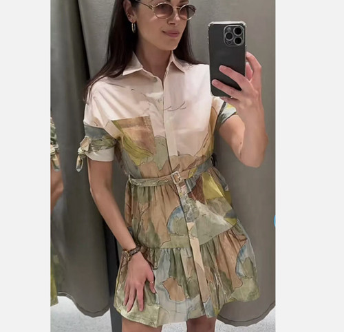 Zara woman printed - $89, short