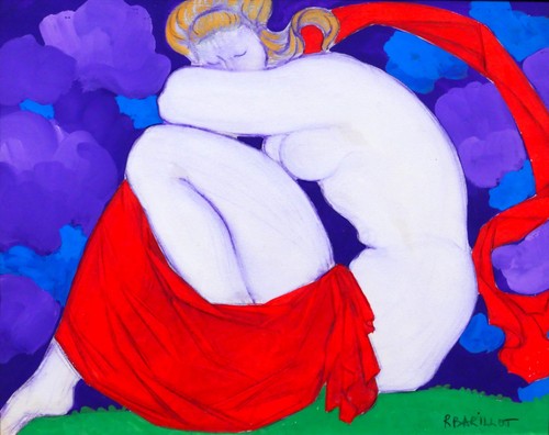 Disegno robert barillot donna - disegno,