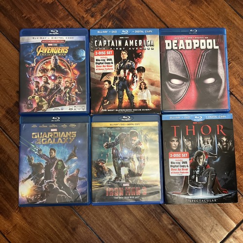 Marvel blu ray lot - marvel, films