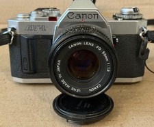 Canon AV-1 35mm Film Camera w/