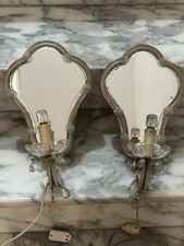 COPPIA APPLIQUE PARETE VINTAGE