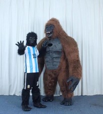 Costume gonfiabile King Kong mascotte animale carnevale orango gorilla vestito