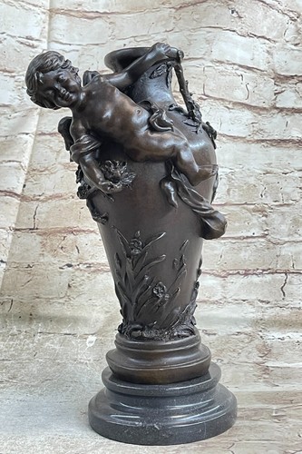 Vaso cherubino figurina - vaso, in