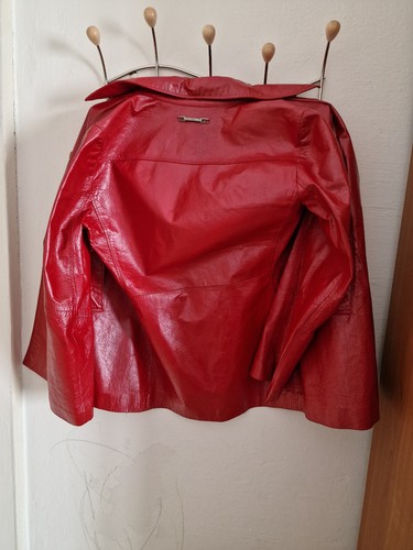 Giacca trussardi jeans rossa - giacca,