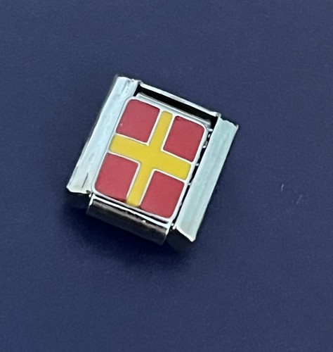 Charm argento bandiera nautica - bandiera,