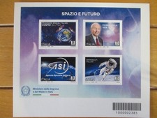 italia 2023 foglietto spazio e