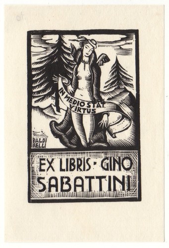 Armando baldinelli exlibris - armando,