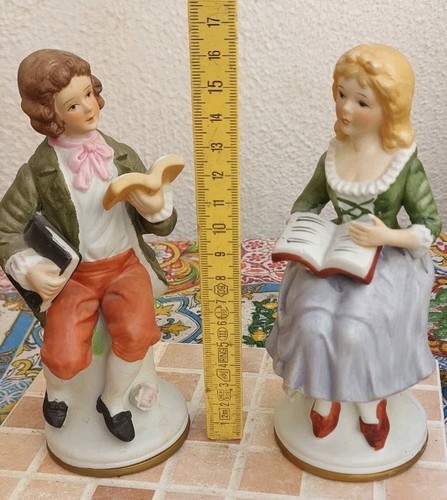 Coppia statuette in - di,