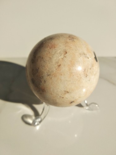 Sfera pietra luna bianca - pietra,