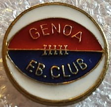 Distintivo calcio ⚽ GENOA ?? spilla badge GENOVA pin F.B. CLUB no piedino 