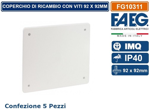 Confezione pezzi faeg - confezione, 5