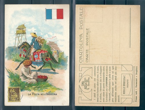 Cartolina postale achille - postale,