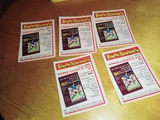 CALCIATORI PANINI 1984 BUONO ALMANACCO ILLUSTRATO DEL CALCIO 5  PEZZI