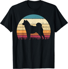 Shiba Inu Sunset Retro Animal