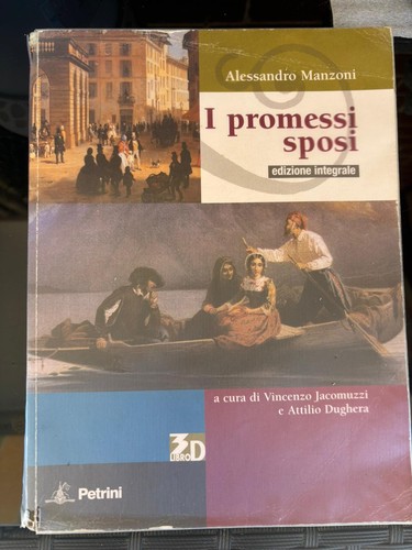 Promessi sposi libro scuola - i, sposi,