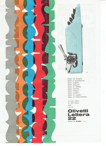 Olivetti lettera anno - anno, 1962