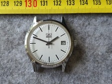 Difettoso - Orologio da polso uomo vintage Q&Q MEC Gents carica manuale 