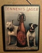 Tabella targa in LEGNO Birra