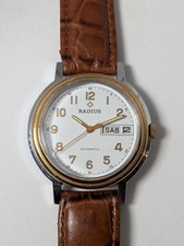 Orologio Radius Slava quadrante bianco '90 2427 Grade B