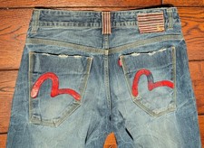 Vintage Y2K Evisu Genes