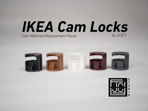 Ikea cam lock - color, part