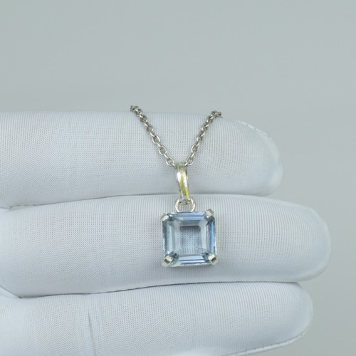Collana acquamarina forma - collana,