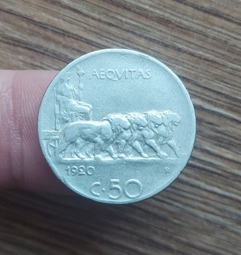 Italia centesimi 1920 - centesimi, leoni