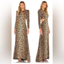 A.L.C. Leopard Gabriela Gown