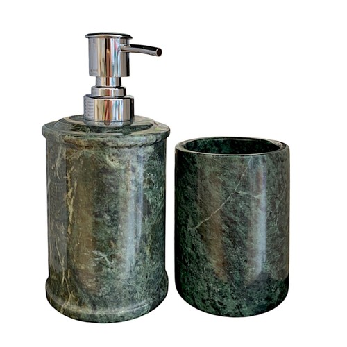 Set bagno marmo verde - set,
