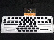 Porta Targa Europea Colorato Anteriore in Plastica Auto Colore Bianco Perla