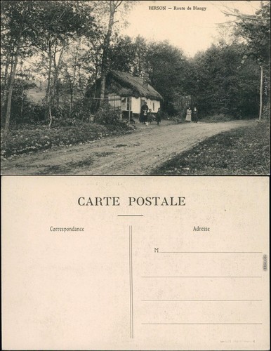 Cpa hirson route de - cpa, (aisne)