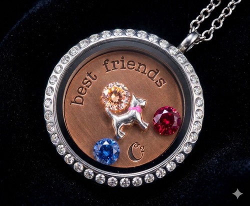 Medaglione charm galleggiante - medaglione,