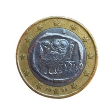 Moneta 1 Euro Commemorativa Grecia 2006 – Collezione Euro Zona