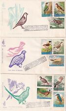 REPUBBLICA SAN MARINO 1960 - SERIE UCCELLI BUSTA FDC VENEZIA