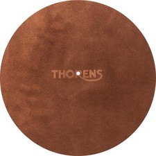 Thorens Copripiatto, Vera Pelle Marrone, Antirisonanza - 30 cm